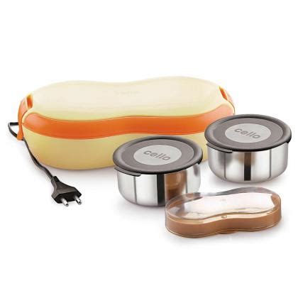 cello atom electric lunch box with 2 containers beige|Cello Atom Electric Lunch Box with 2 Containers (Beige) .